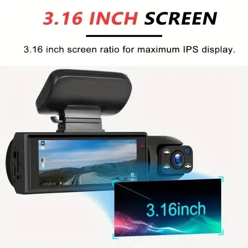 G Sensor HD Night Vision Loop Recording Wide Angle Car DVR - A-1 Thread Vault