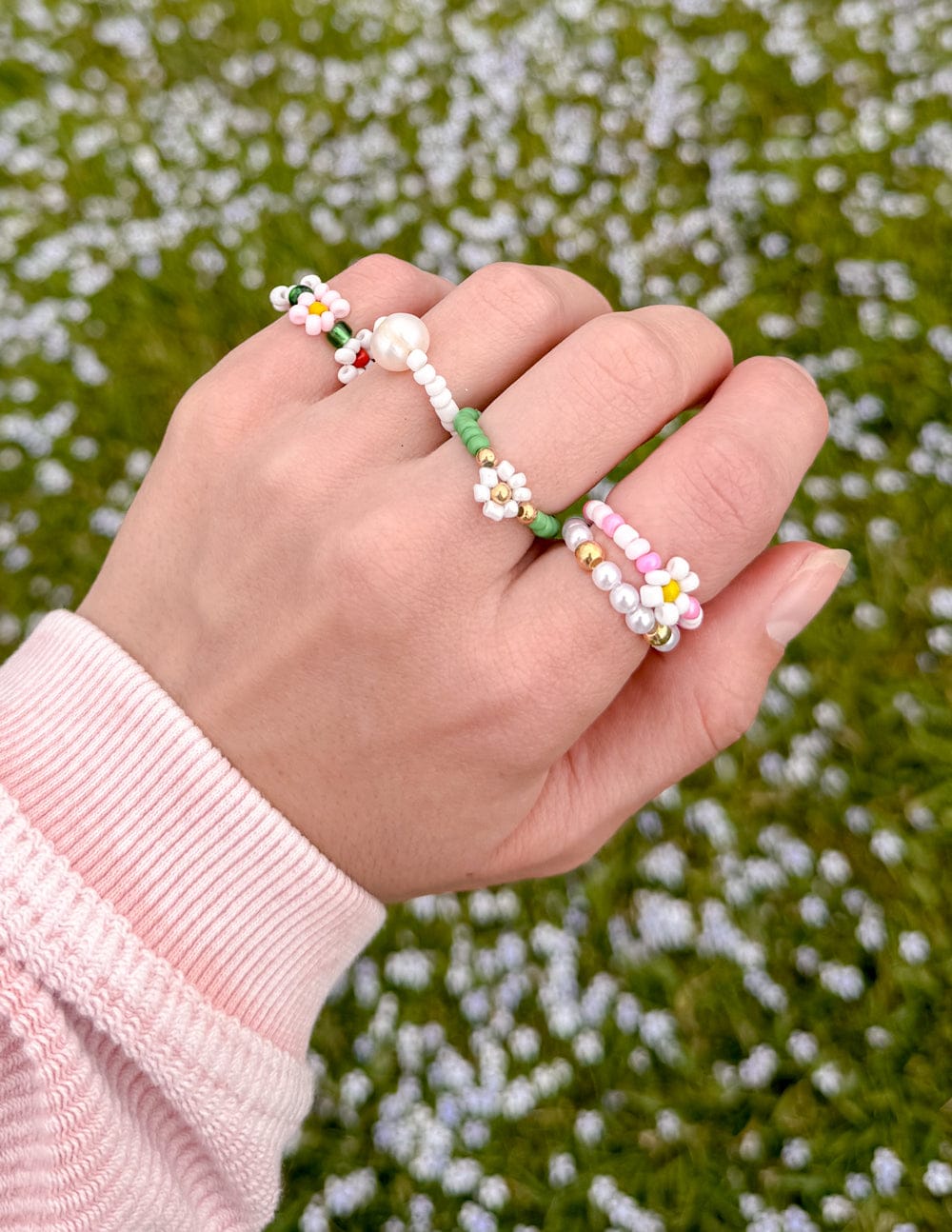 Garden Beaded Ring Set - A-1 Thread Vault