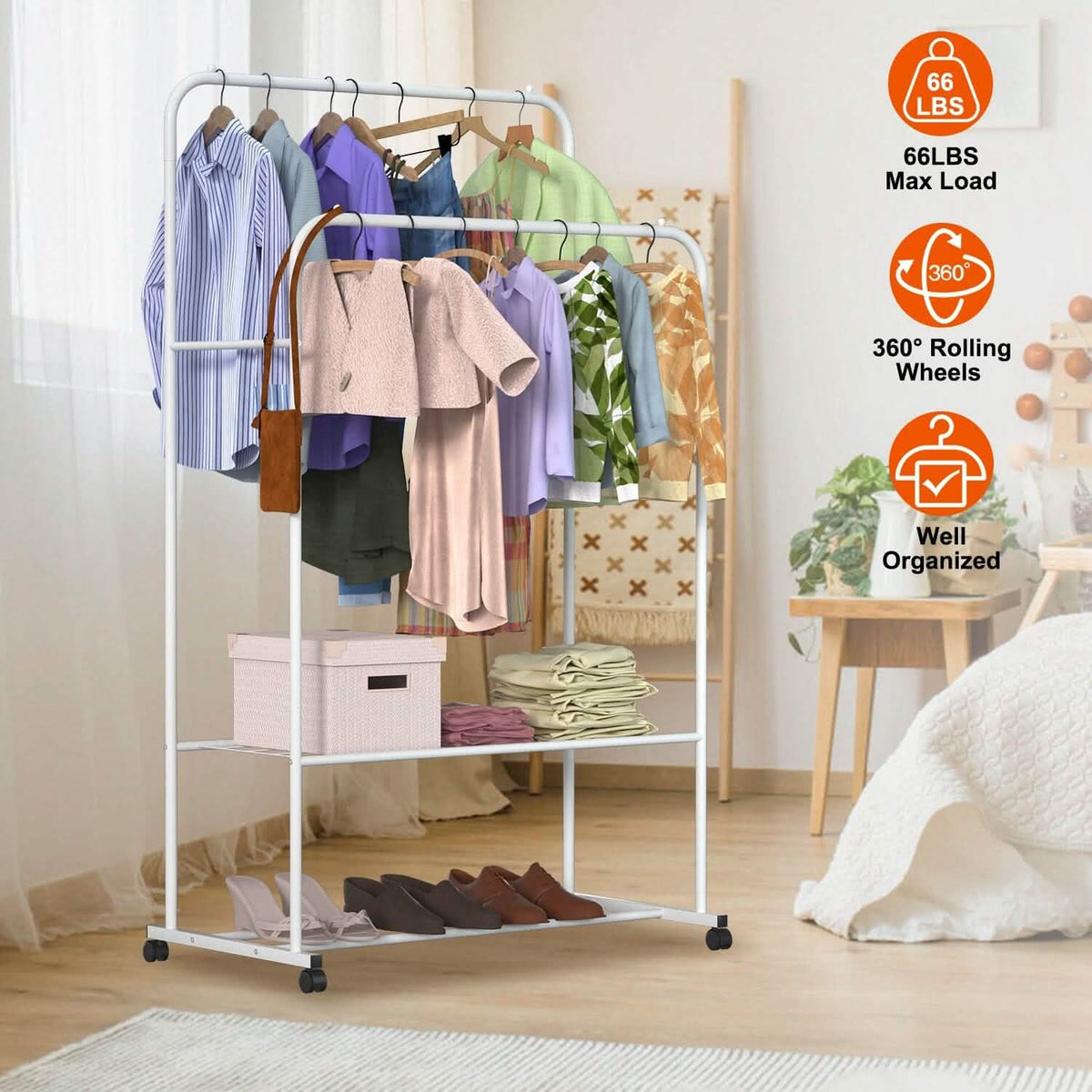 Garment Hanging Rack Clothing Organizer - A-1 Thread Vault