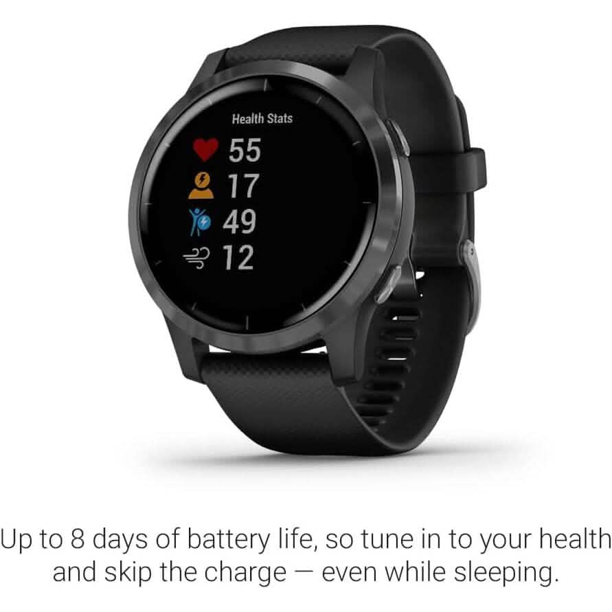 Garmin Vivoactive 4 GPS Smartwatch (Refurbished) - A-1 Thread Vault