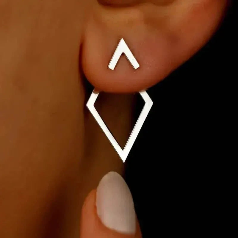 Geometric Stud Earrings - A-1 Thread Vault