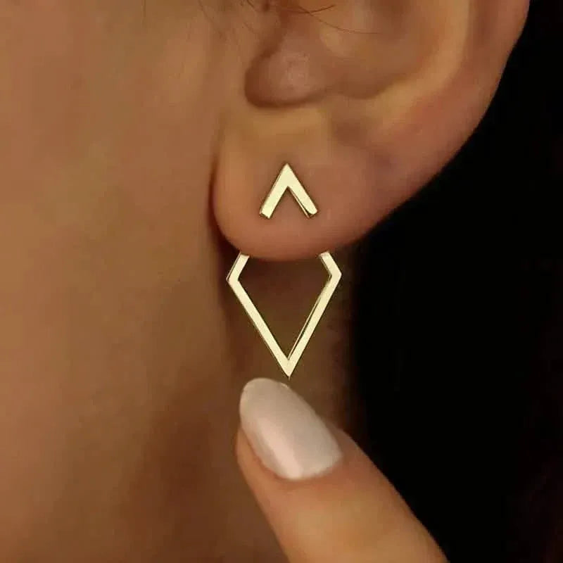 Geometric Stud Earrings - A-1 Thread Vault