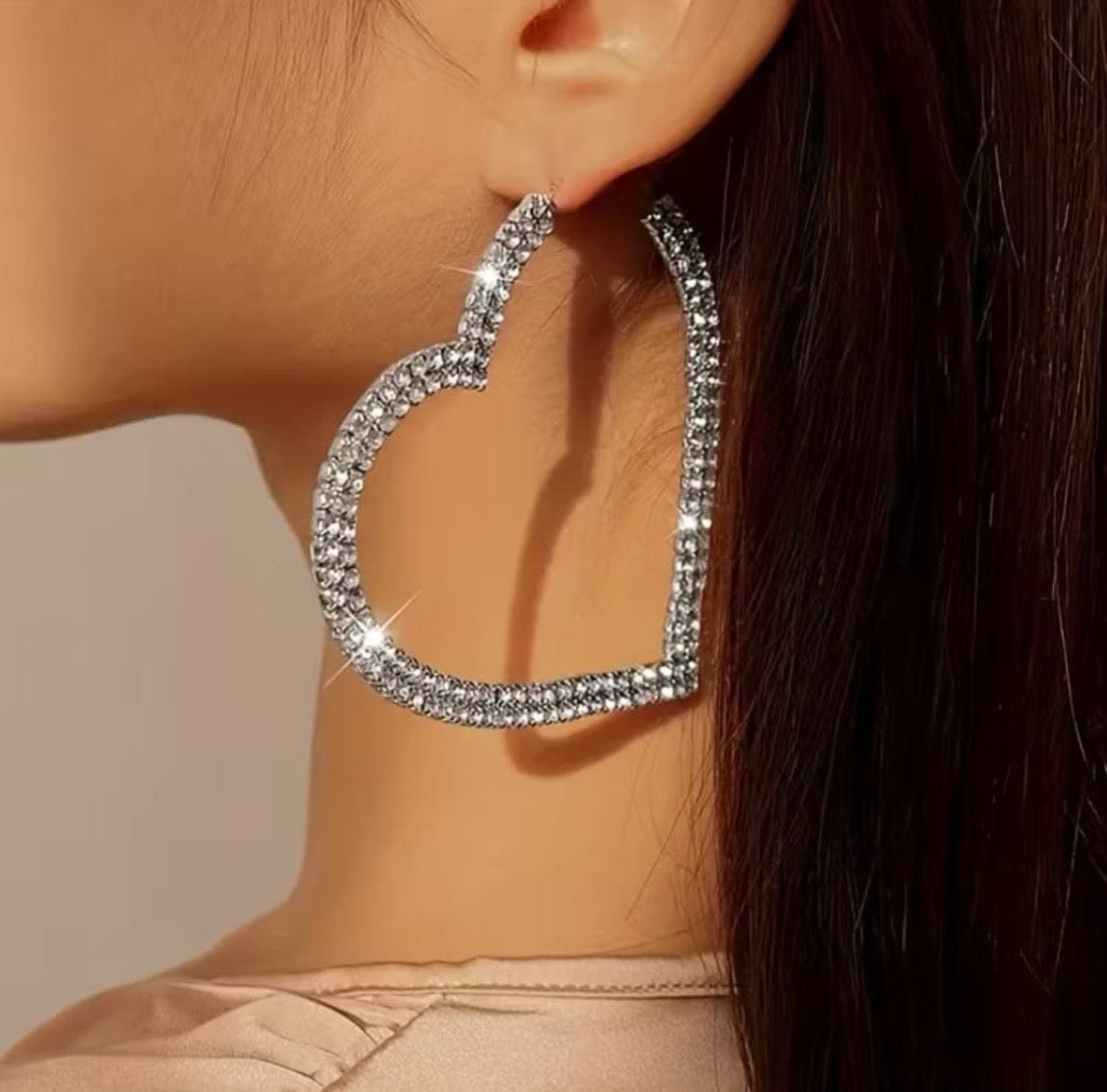 Glitzy Hearts Earrings - A-1 Thread Vault