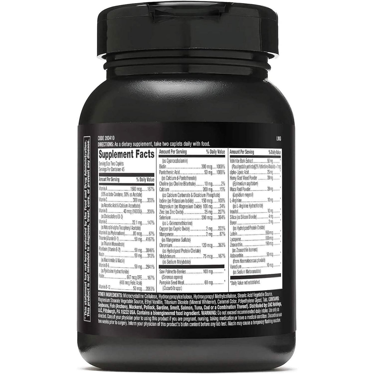 GNC Mega Men Prostate and Virility Supports Optimal Sexual Health and Prostate Health 90 Caplets - A-1 Thread Vault