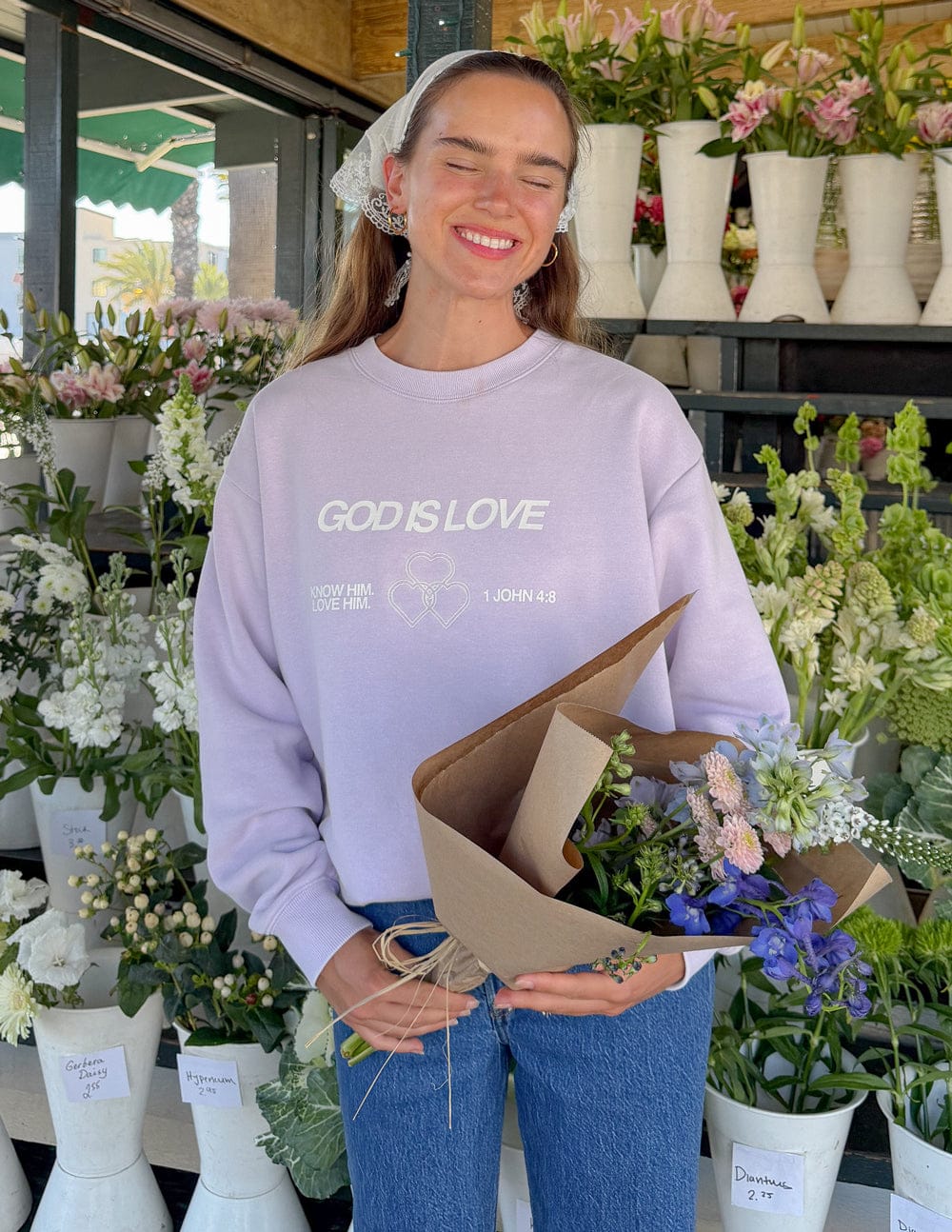 God Is Love Unisex Crewneck - A-1 Thread Vault