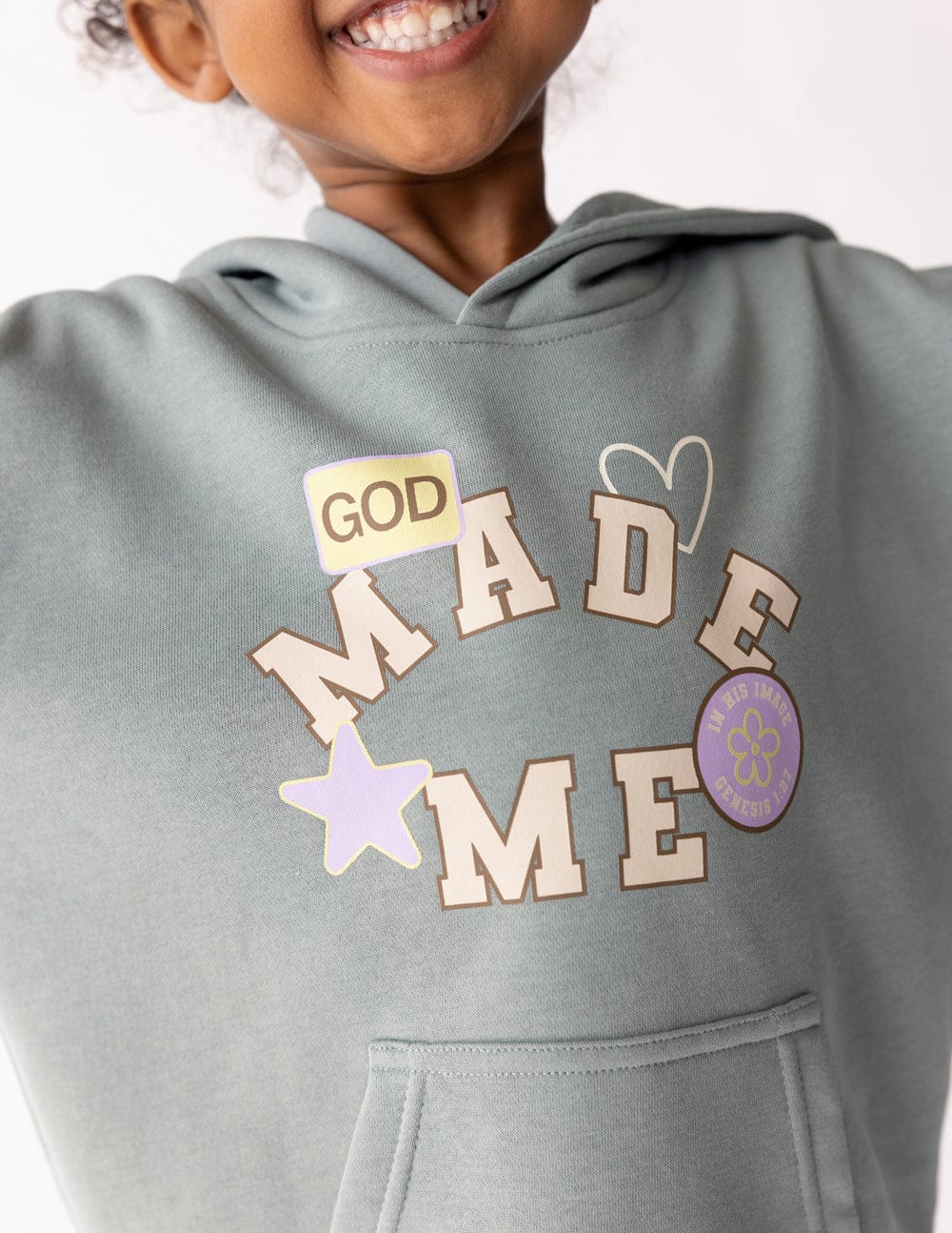 God Made Me Kids Hoodie - A-1 Thread Vault