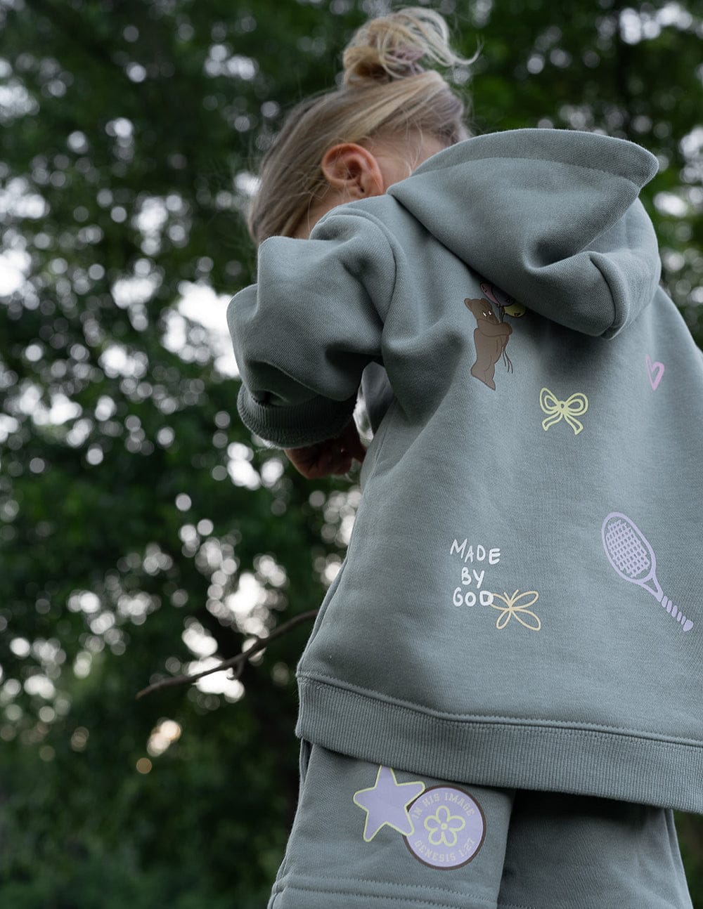 God Made Me Kids Hoodie - A-1 Thread Vault