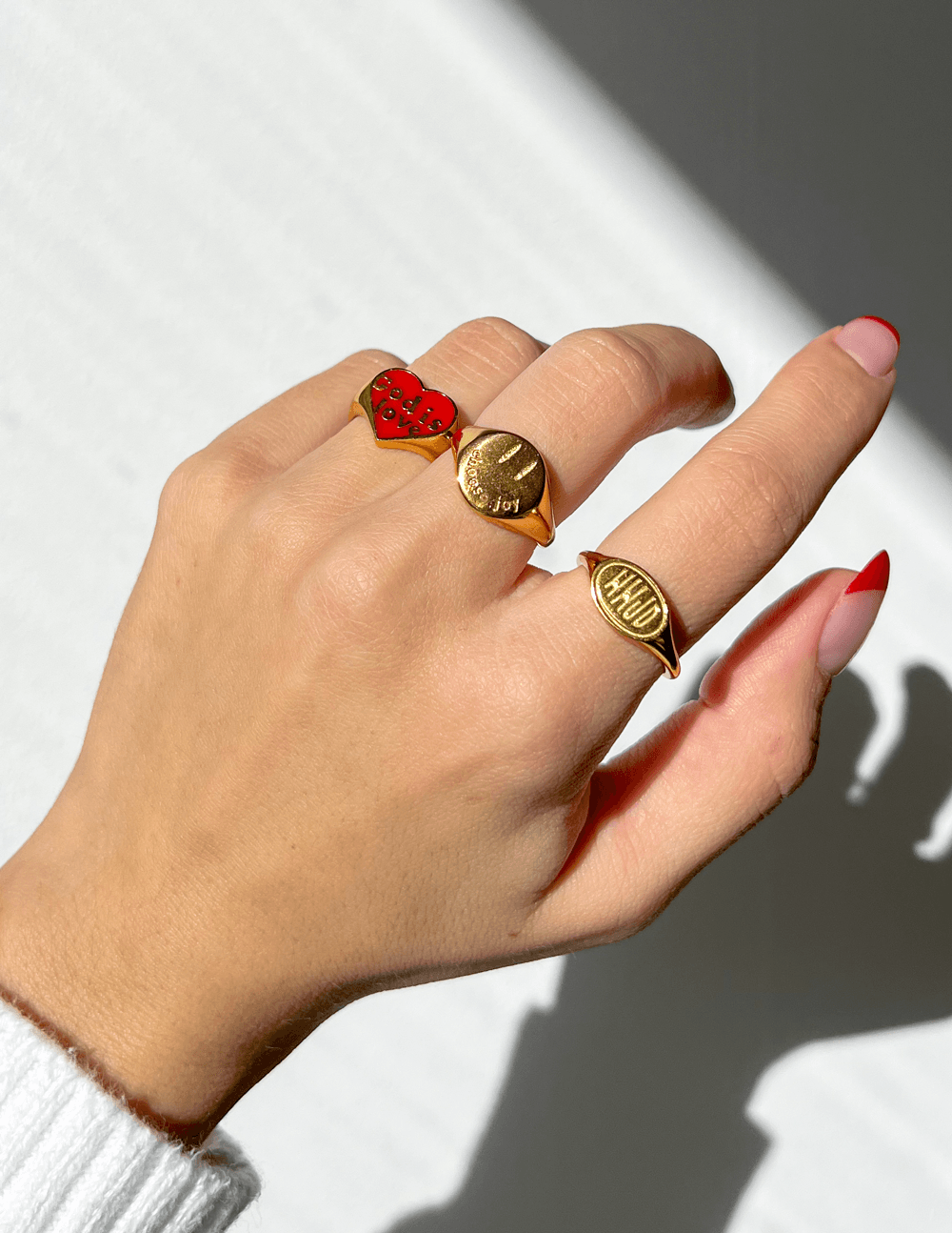 Gold Choose Joy Ring - A-1 Thread Vault