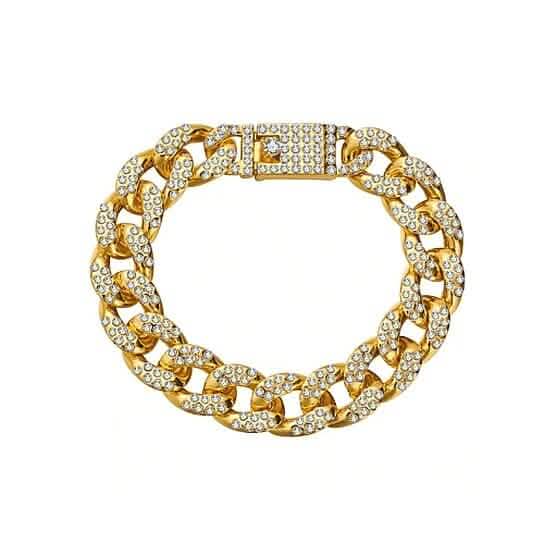 Gold Filled High Polish Finish Men's Bracelet Hip Hop Miami Cuban Link - A-1 Thread Vault