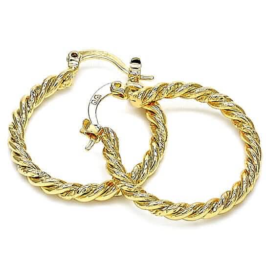 Gold Filled Twist Hoop Earring - A-1 Thread Vault
