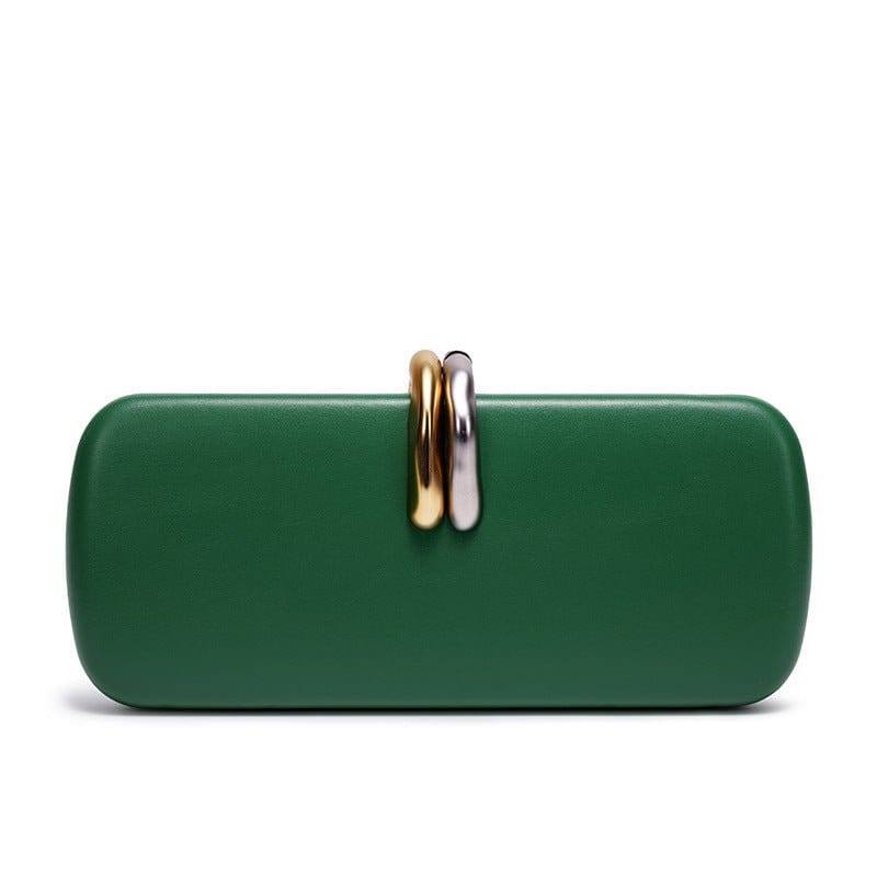 Gold & Silver Accent Structured Clutch Bag(MAC429) - A-1 Thread Vault