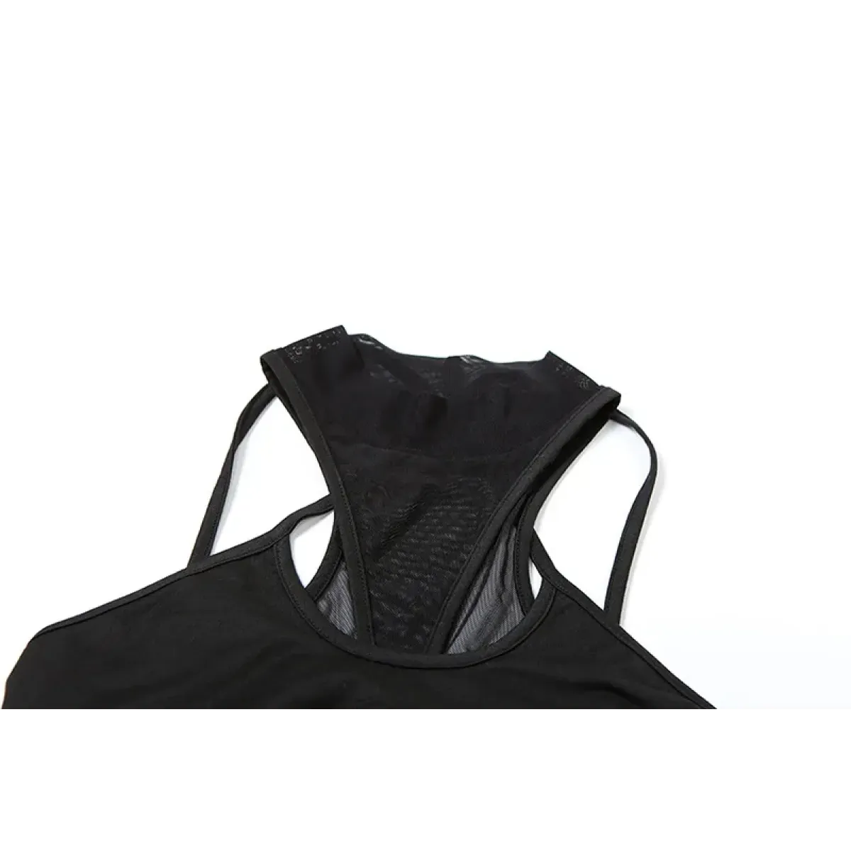 Gothic Techwear Hollow-Out Bodysuit