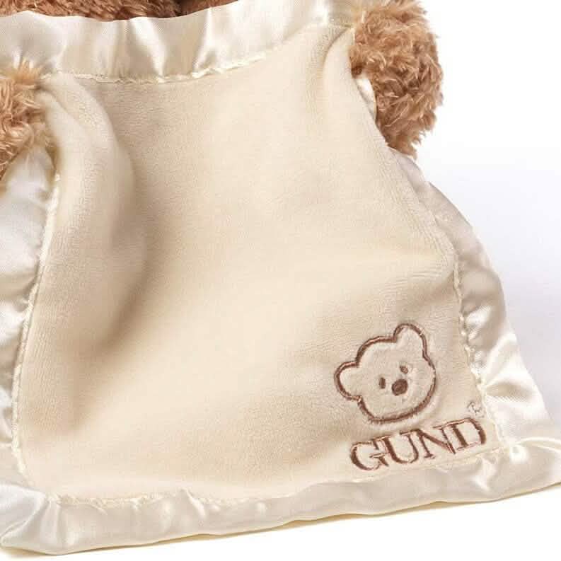 GUND Peek-A-Boo 11.5" Teddy Bear Animated Stuffed Animal Plush - A-1 Thread Vault