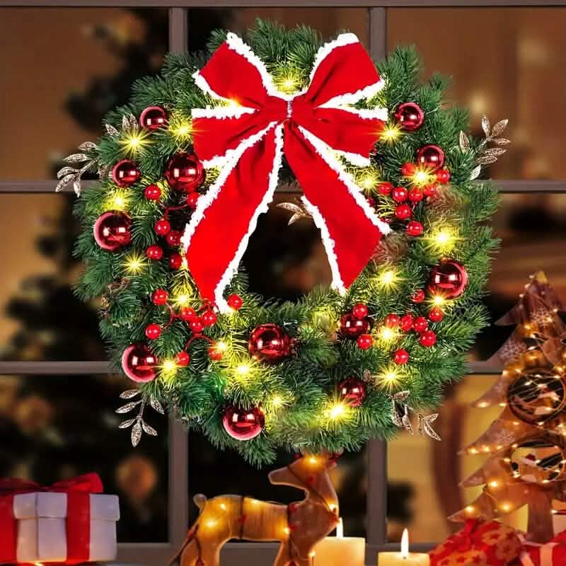 Handmade Christmas Wreath Decor - A-1 Thread Vault