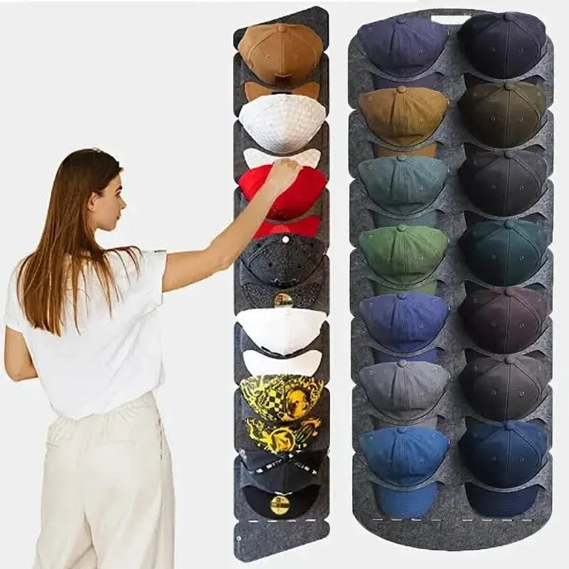Hanging Hat Organizers For Baseball Cap Felt Storage Holders - A-1 Thread Vault
