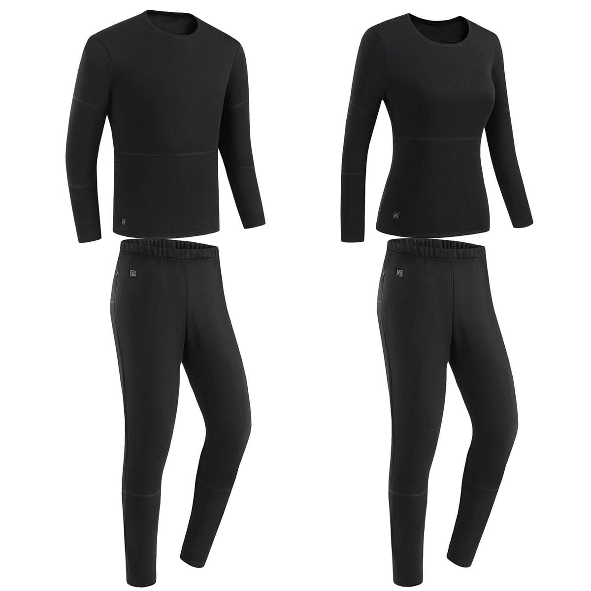 Heated Underwear Long Shirt and Pants Set - A-1 Thread Vault
