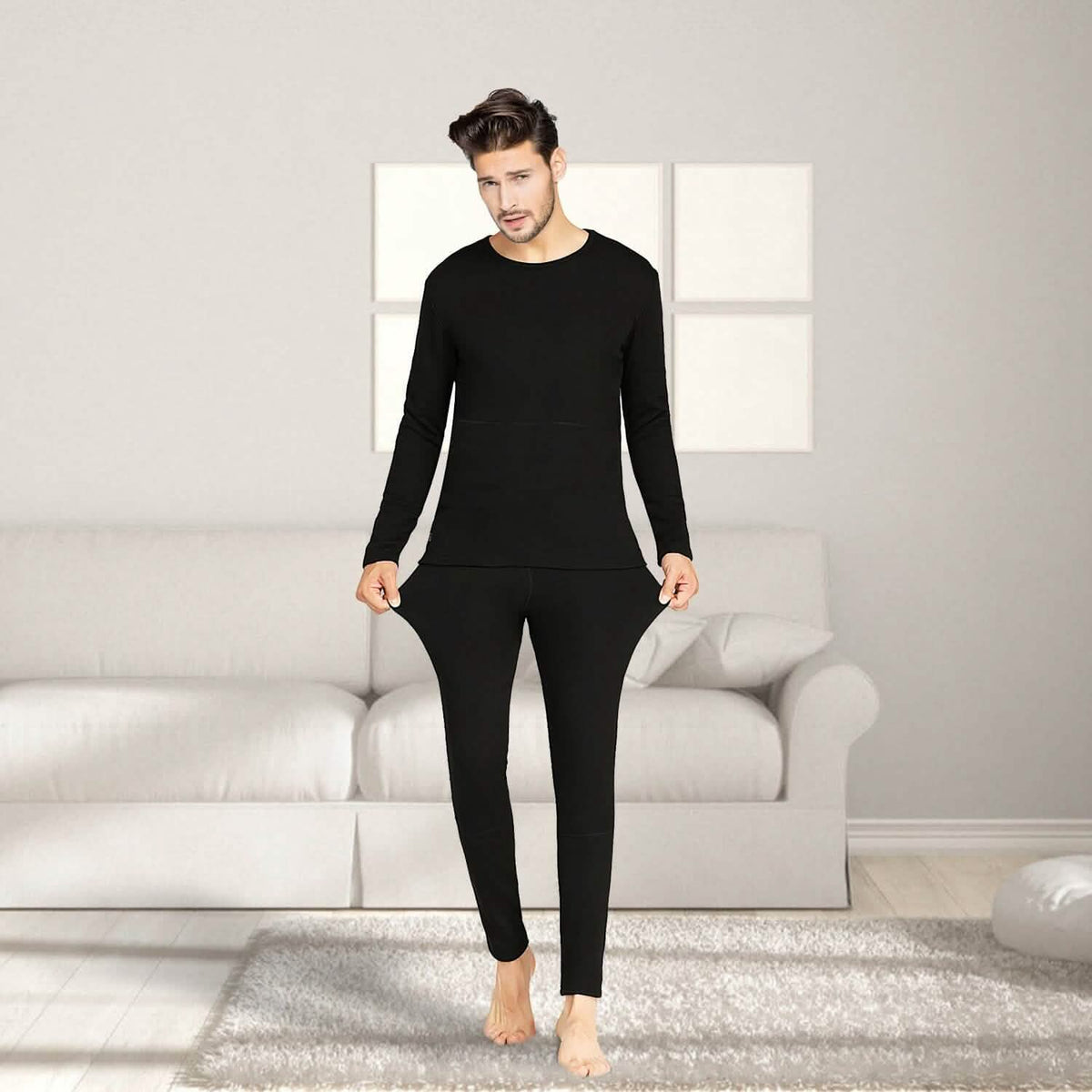 Heated Underwear Long Shirt and Pants Set - A-1 Thread Vault