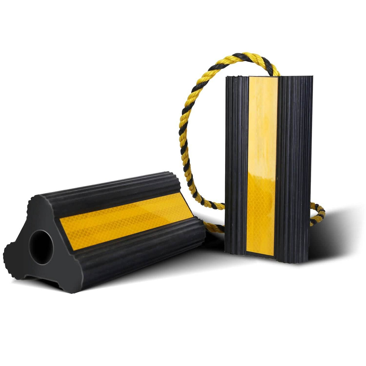 Heavy Duty Rubber Wheel Chocks - A-1 Thread Vault