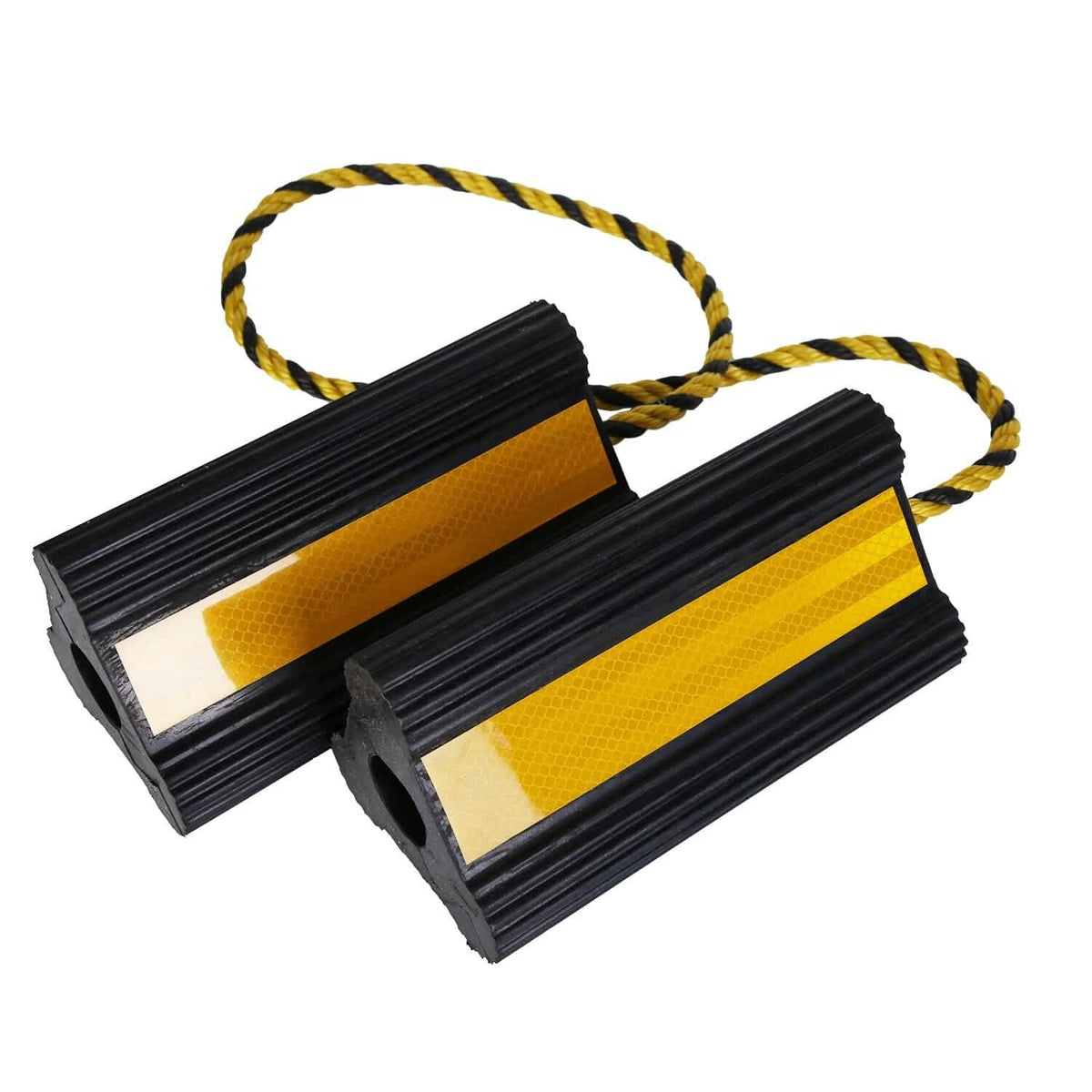 Heavy Duty Rubber Wheel Chocks - A-1 Thread Vault