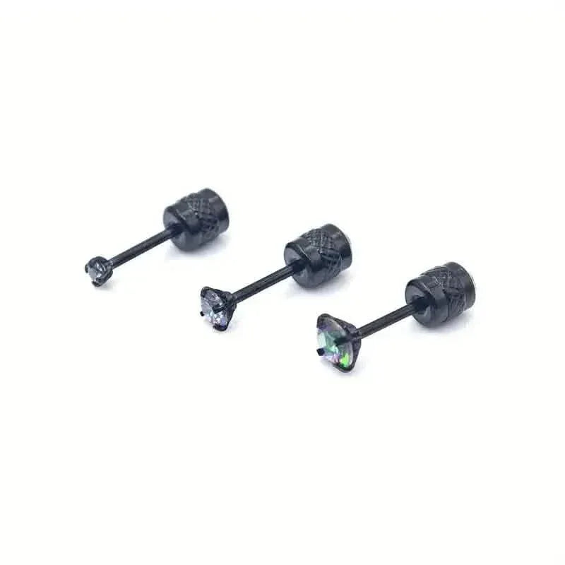 High-End Synthetic Zirconia Earrings - A-1 Thread Vault