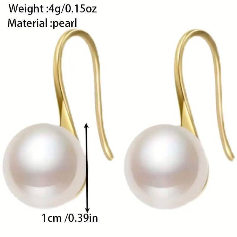 High-Heeled Shoes Pearl Earrings - A-1 Thread Vault