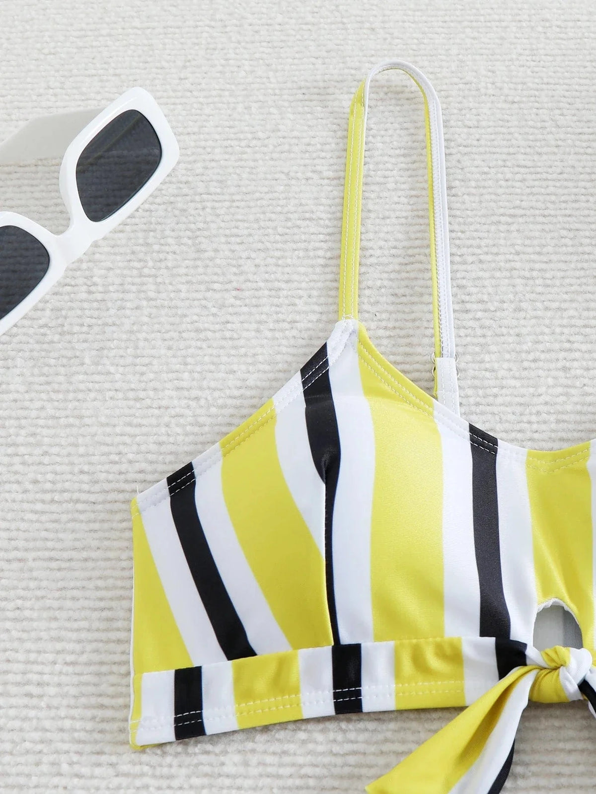 High Waist Bikini 2026 Women Strappy Swimsuit Sexy Striped Swimwear Female Bathers Bathing Swimming Swim Suit Summer Beachwear - A-1 Thread Vault