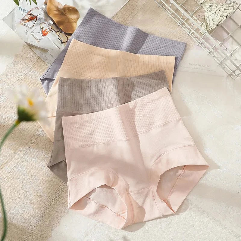 High Waist Cotton Women Panties Body Shaper Underwear Soft Sexy Ladies Slimming Briefs Breathable Female Lingerie Plus Size 3XL - A-1 Thread Vault