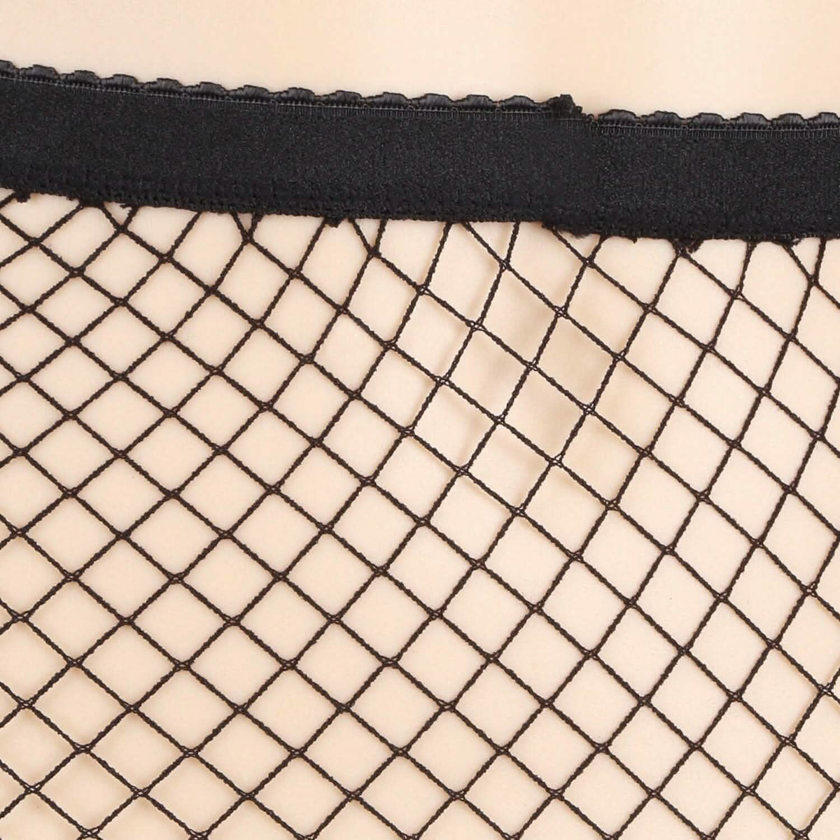High Waist Pantyhose Stretchy Mesh Hollow Out Stockings - A-1 Thread Vault