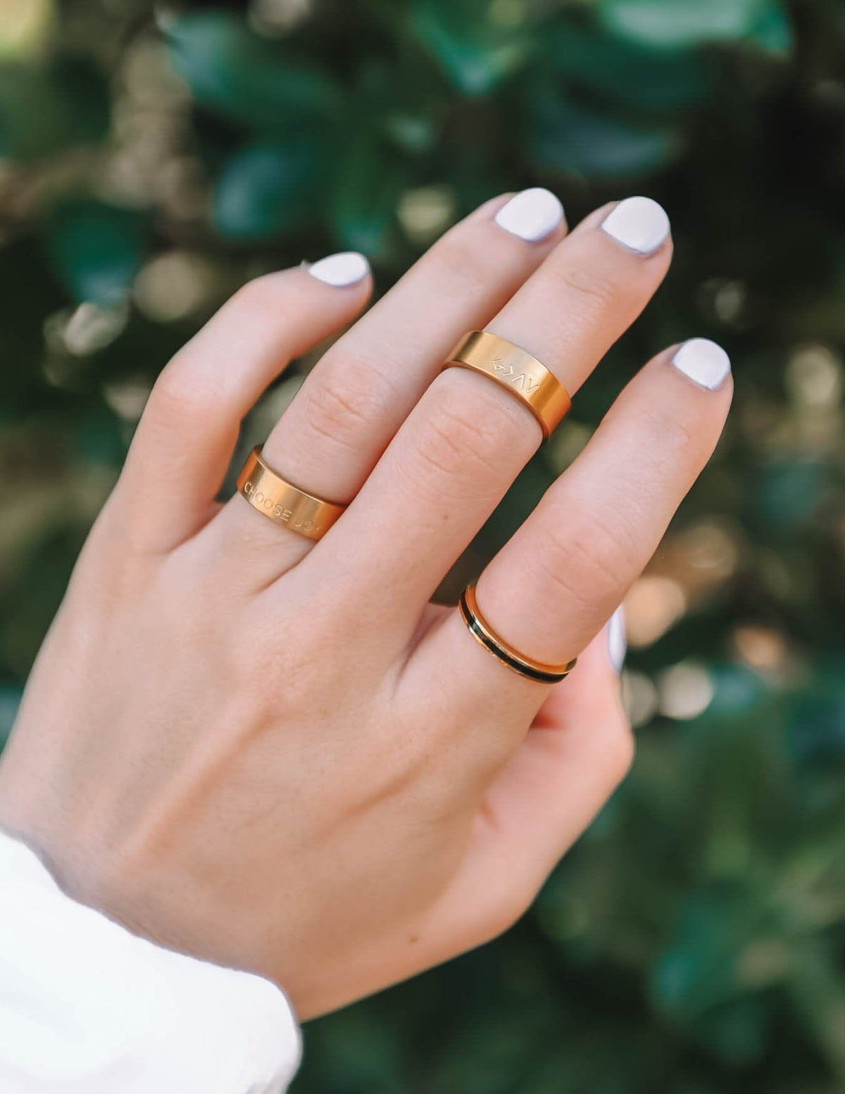 Highs and Lows Matte Gold Ring - A-1 Thread Vault