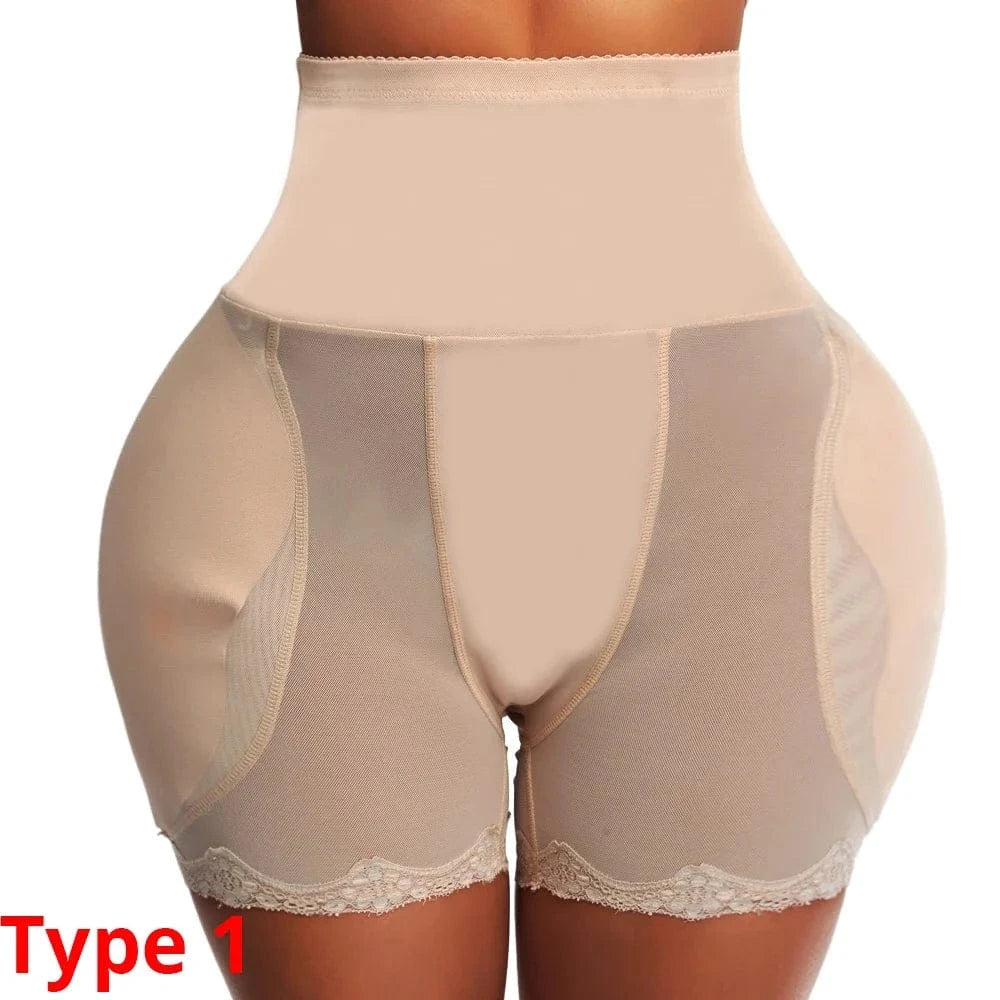 Hip Shapewear Panties Women Butt Lifter Shaper Panties Sexy Body Shaper Push Up Panties Hip Enahncer Shapewear with Pads - A-1 Thread Vault