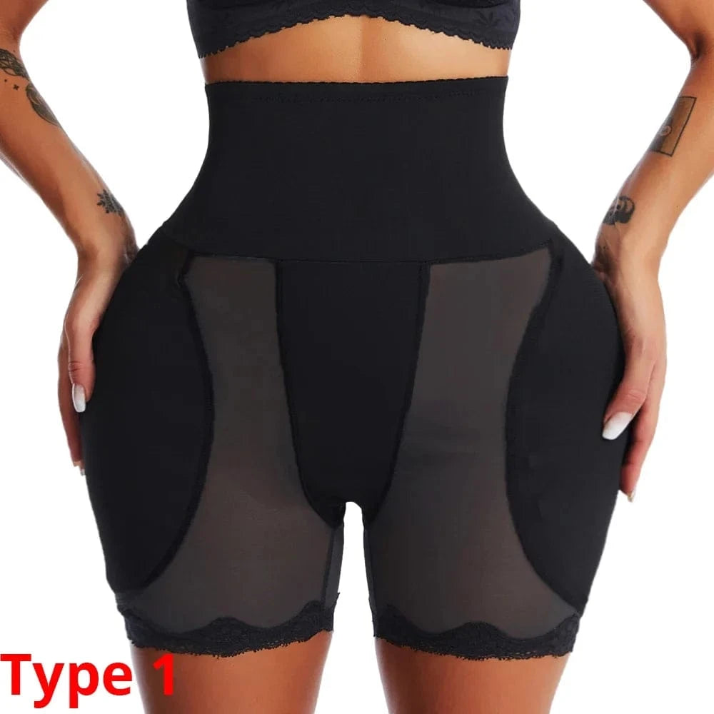 Hip Shapewear Panties Women Butt Lifter Shaper Panties Sexy Body Shaper Push Up Panties Hip Enahncer Shapewear with Pads - A-1 Thread Vault