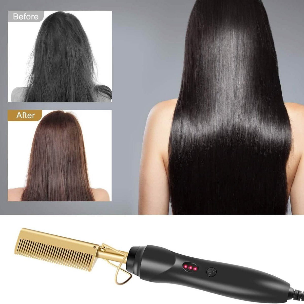 Hot Comb Hair Straightener Comb - A-1 Thread Vault