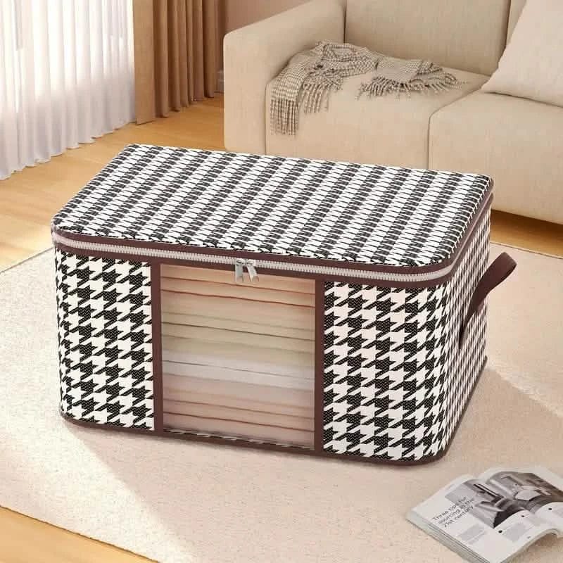 Houndstooth Large Storage Bag - A-1 Thread Vault