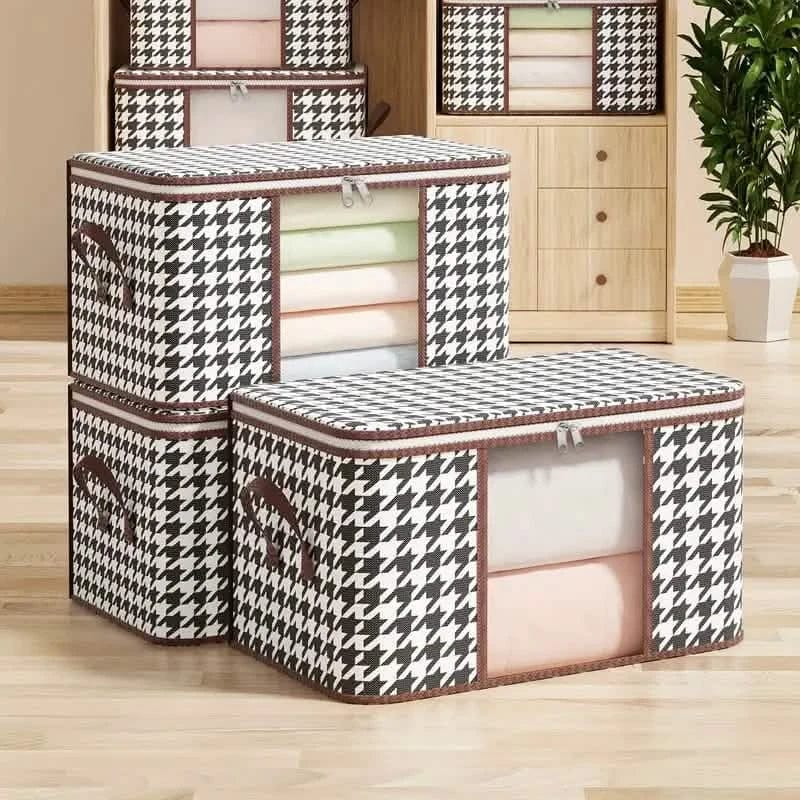 Houndstooth Large Storage Bag - A-1 Thread Vault