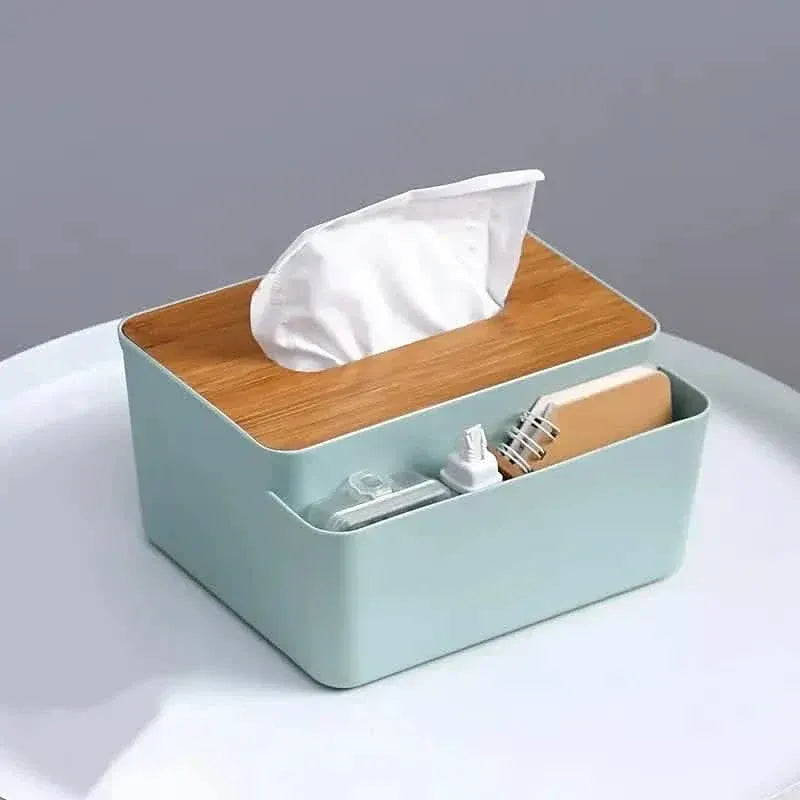 Household Simple Wood Grain Paper Box - A-1 Thread Vault