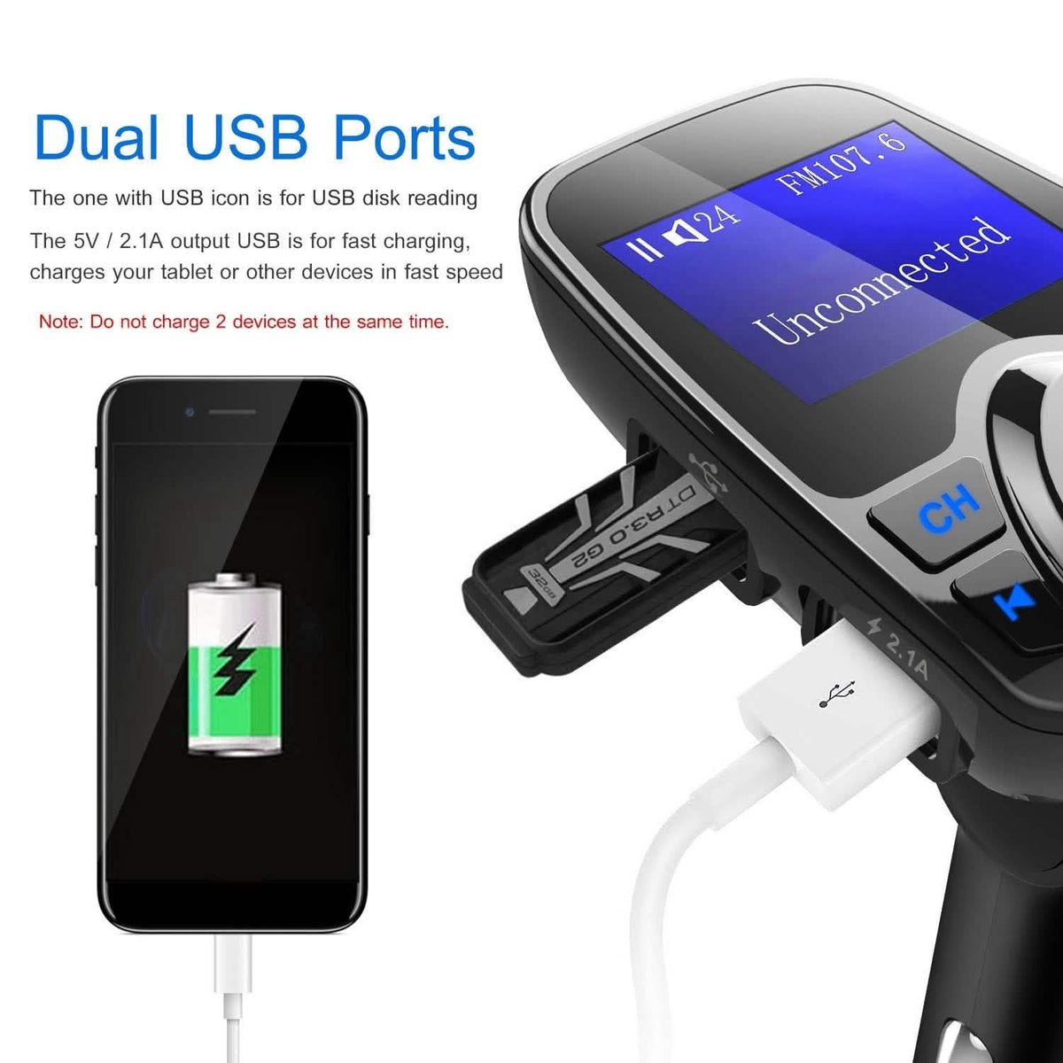 iMounTek Car Wireless FM Transmitter - A-1 Thread Vault