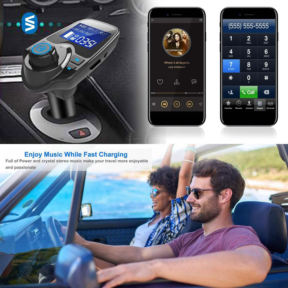 iMounTek Car Wireless FM Transmitter - A-1 Thread Vault