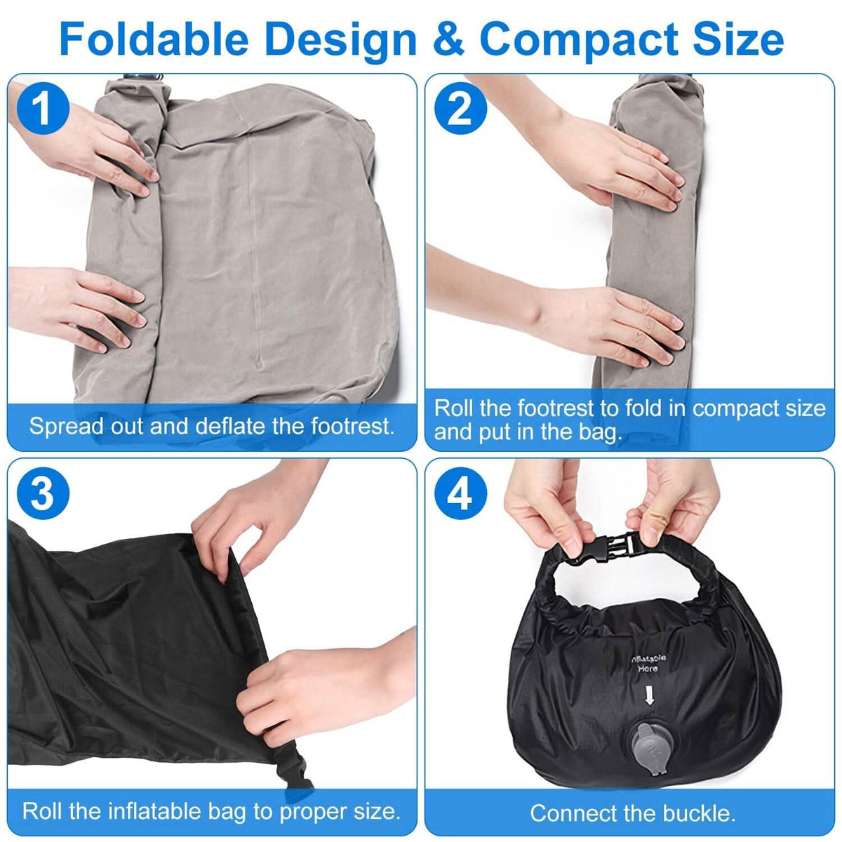 Inflatable Foot Rest with Air Bag - A-1 Thread Vault