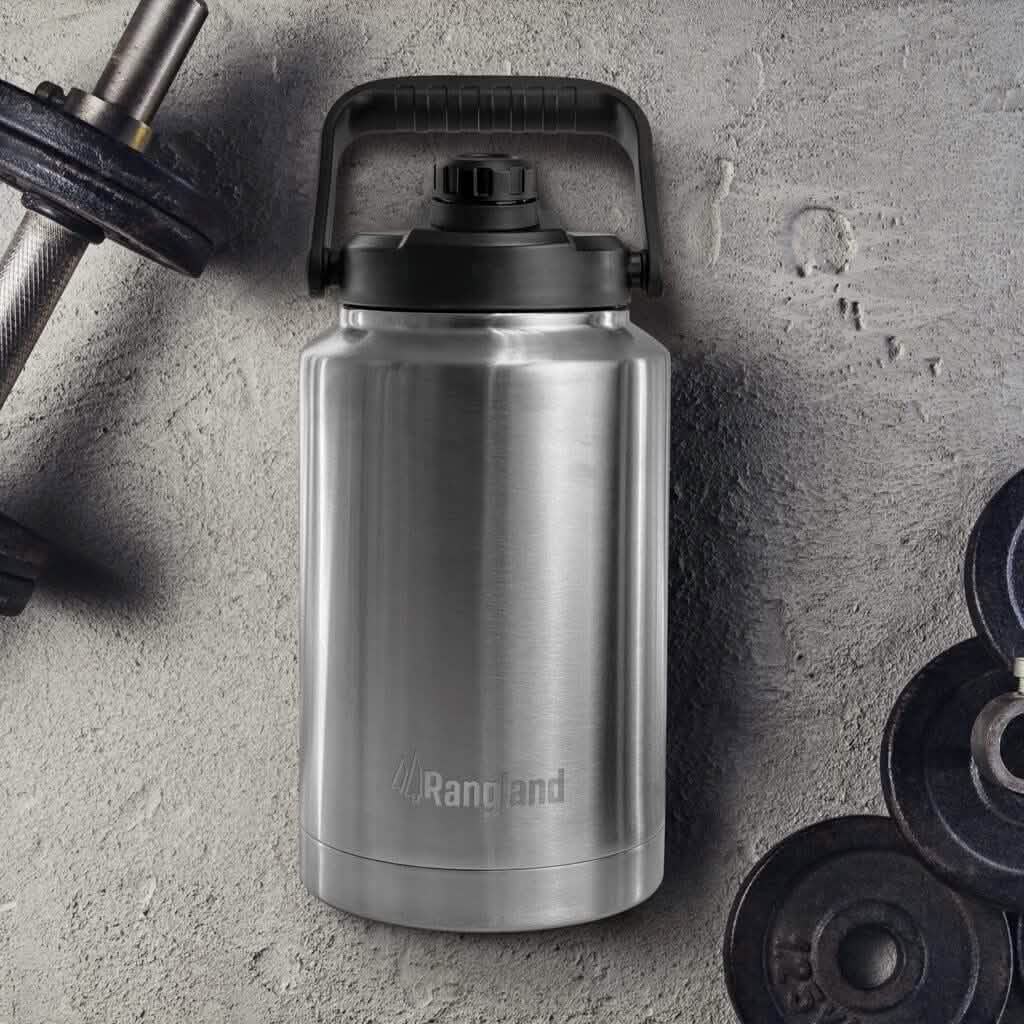 Insulated 1 Gallon Stainless Steel Wide Mouth Growler with Tactical Carrying Bag - A-1 Thread Vault