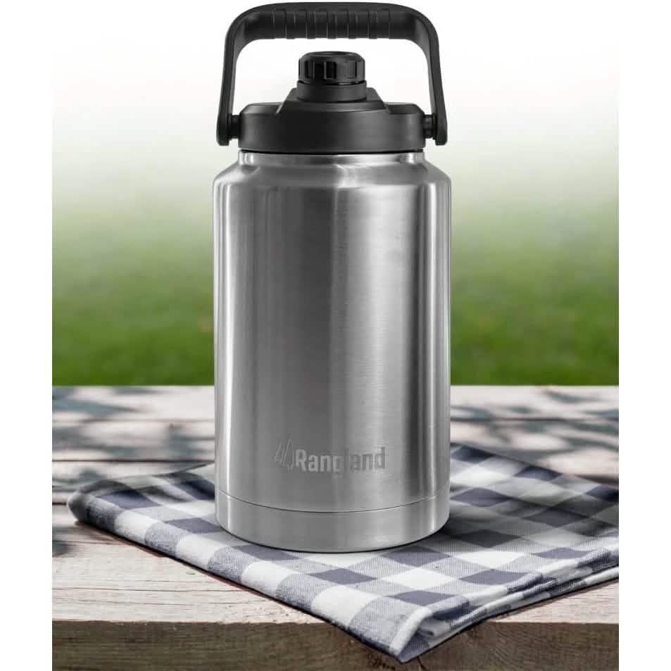 Insulated 1 Gallon Stainless Steel Wide Mouth Growler with Tactical Carrying Bag - A-1 Thread Vault