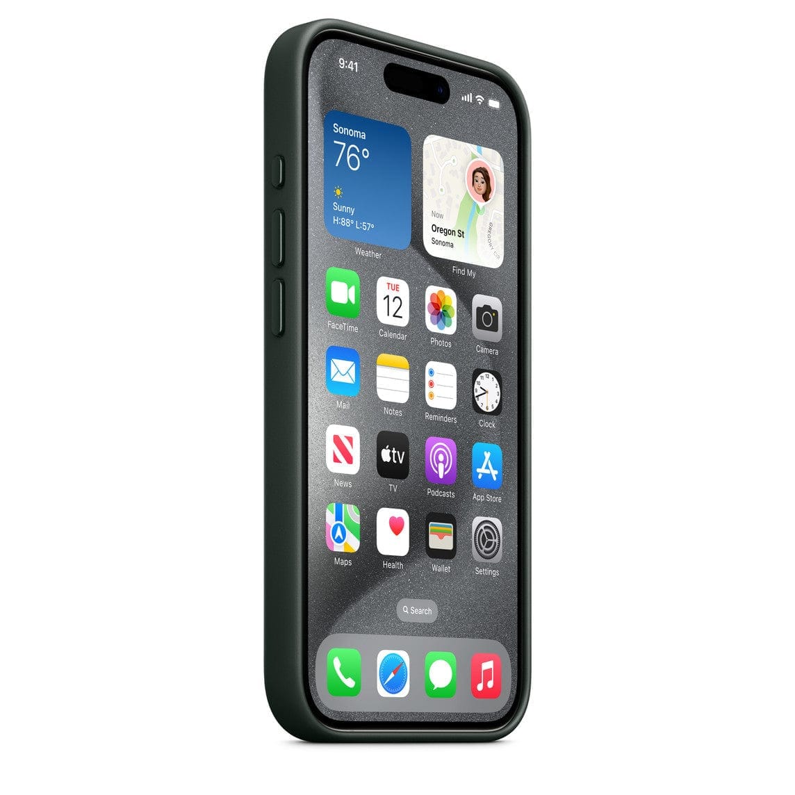 iPhone 15 FineWoven Case with MagSafe - A-1 Thread Vault