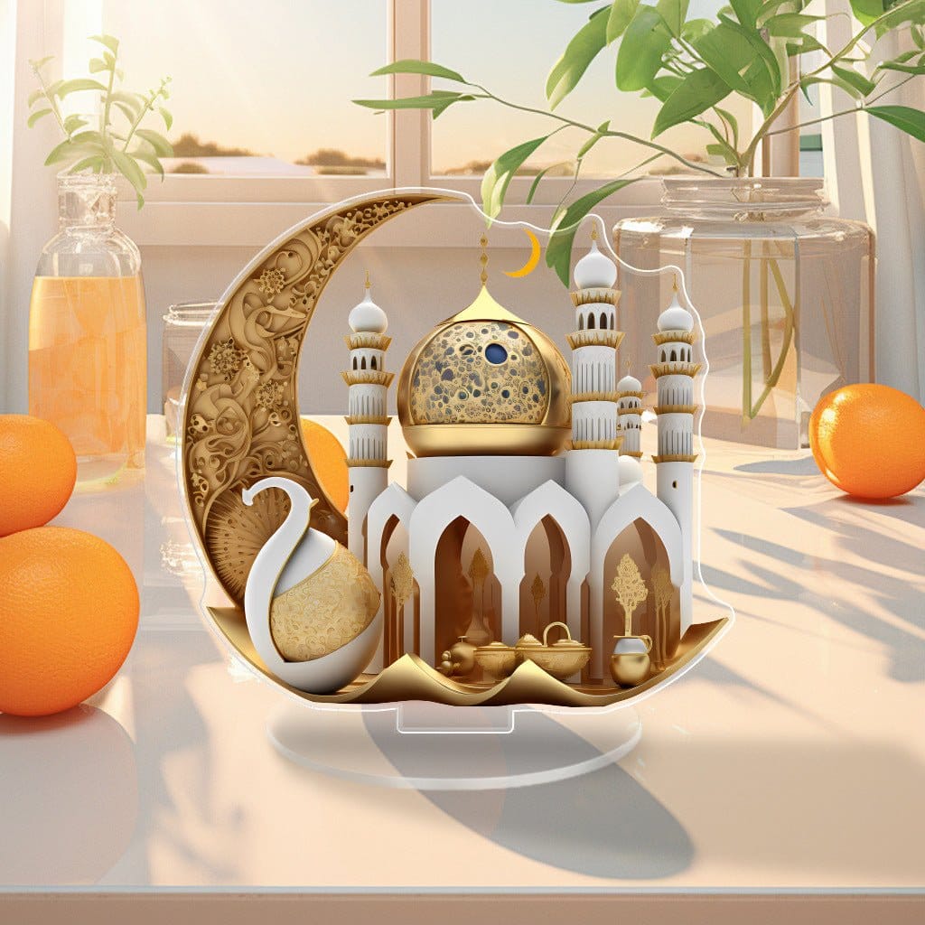 Islamic Style Mosque Acrylic Tabletop Decor (MAC386) - A-1 Thread Vault