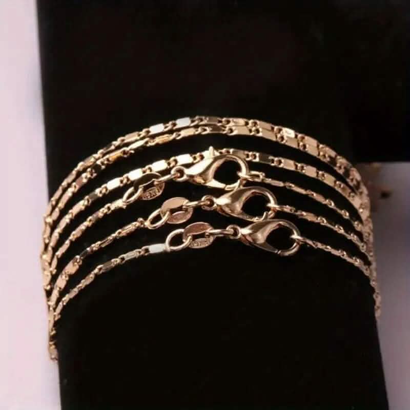 Italian 18K Gold Plated Punk Chain Necklace - A-1 Thread Vault
