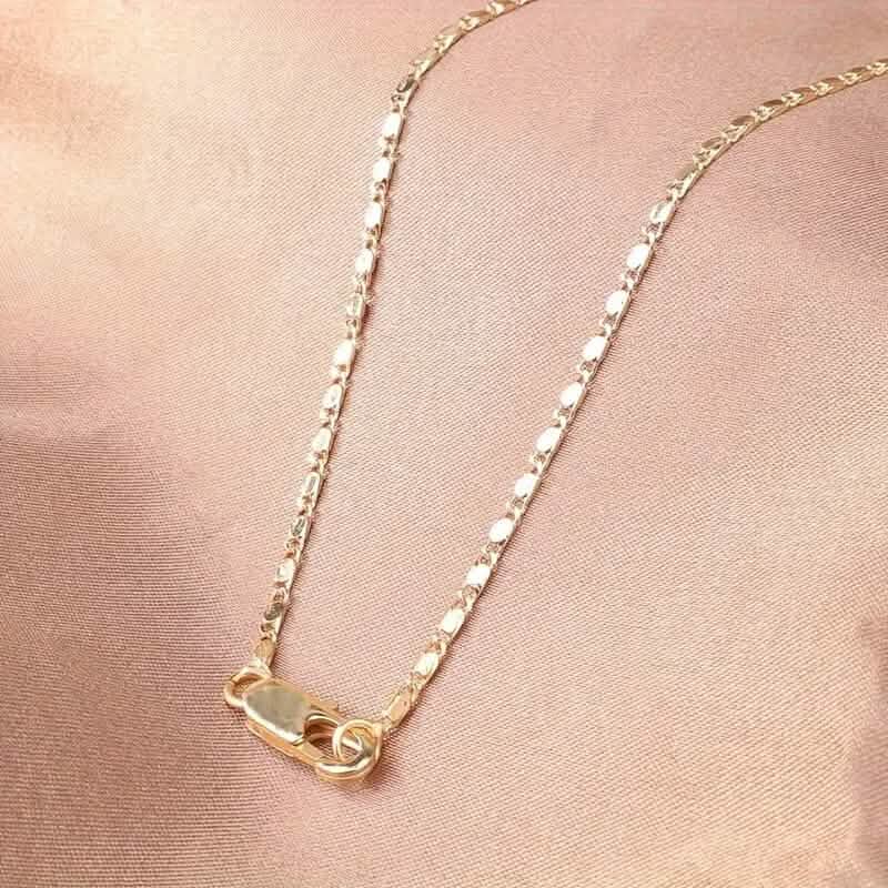 Italian 18K Gold Plated Punk Chain Necklace - A-1 Thread Vault