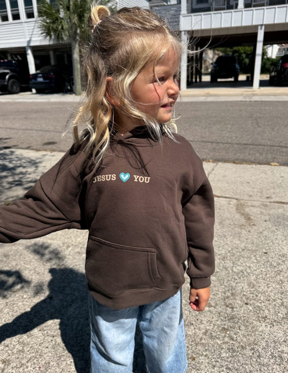 Jesus Loves You Kids Hoodie - A-1 Thread Vault
