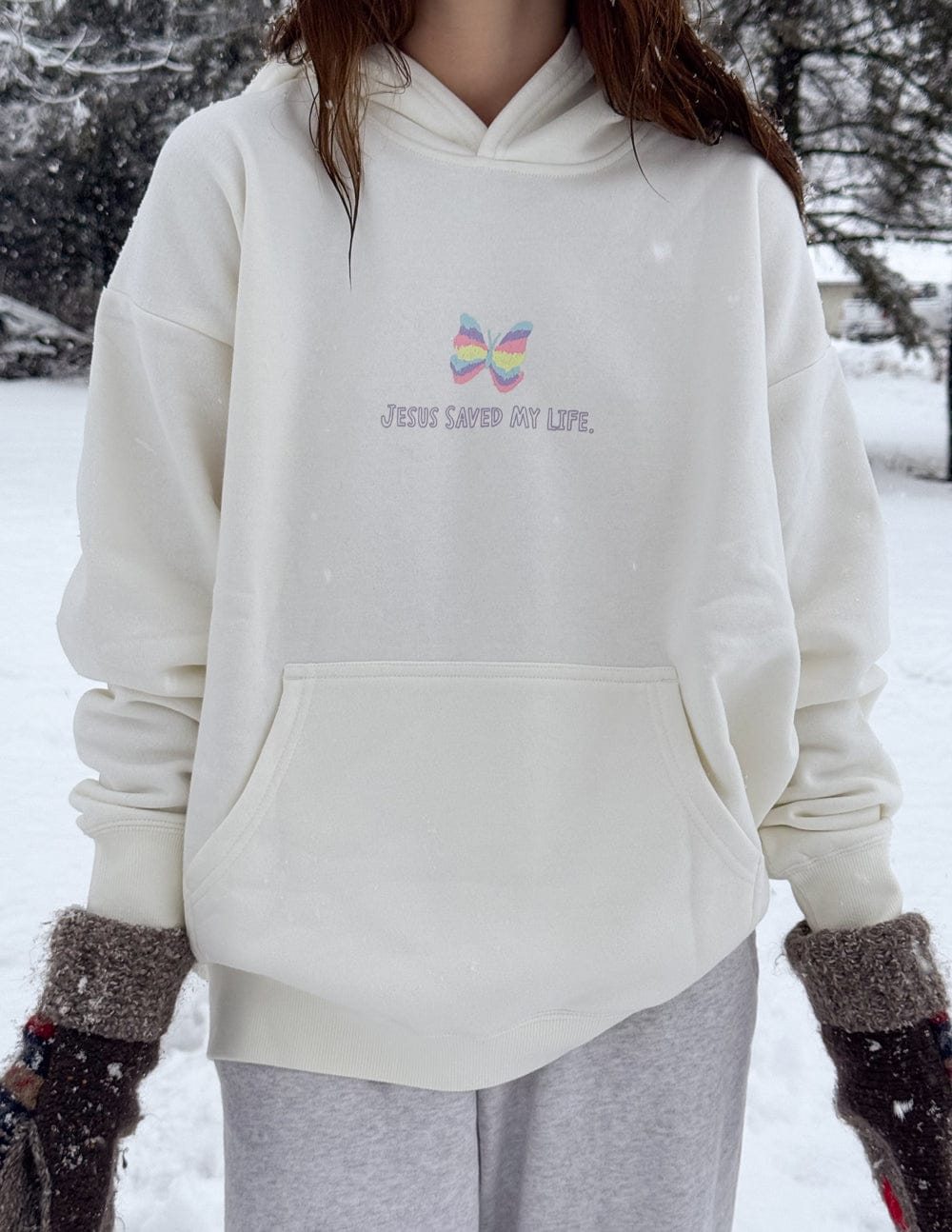 Jesus Saved My Life Unisex Hoodie - A-1 Thread Vault