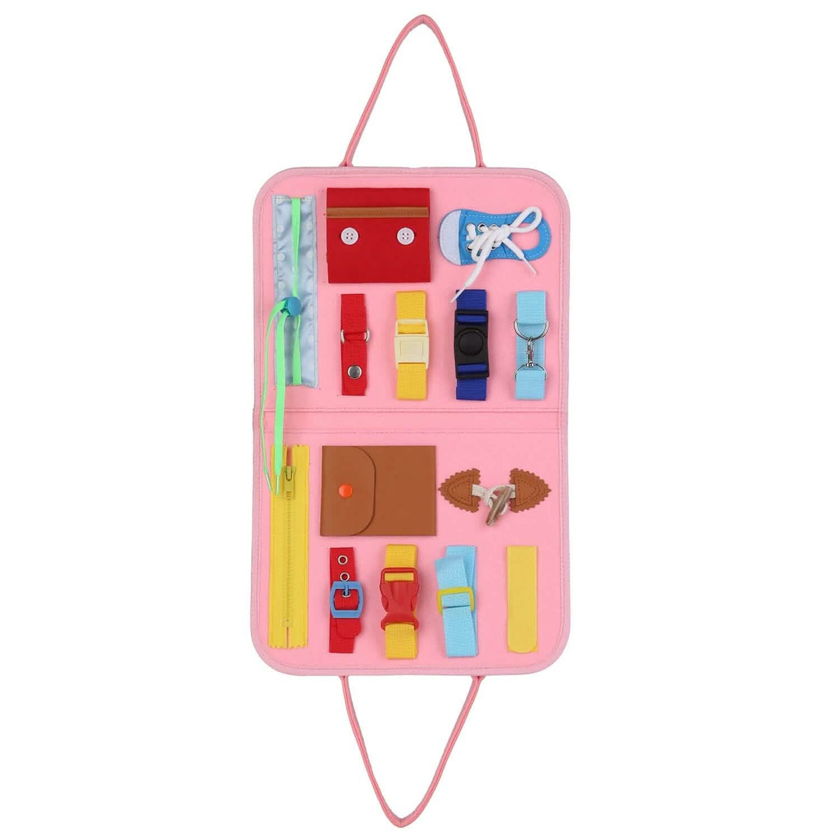 Kids Busy Board Sensory Activity Board Preschool Learning Toys - A-1 Thread Vault