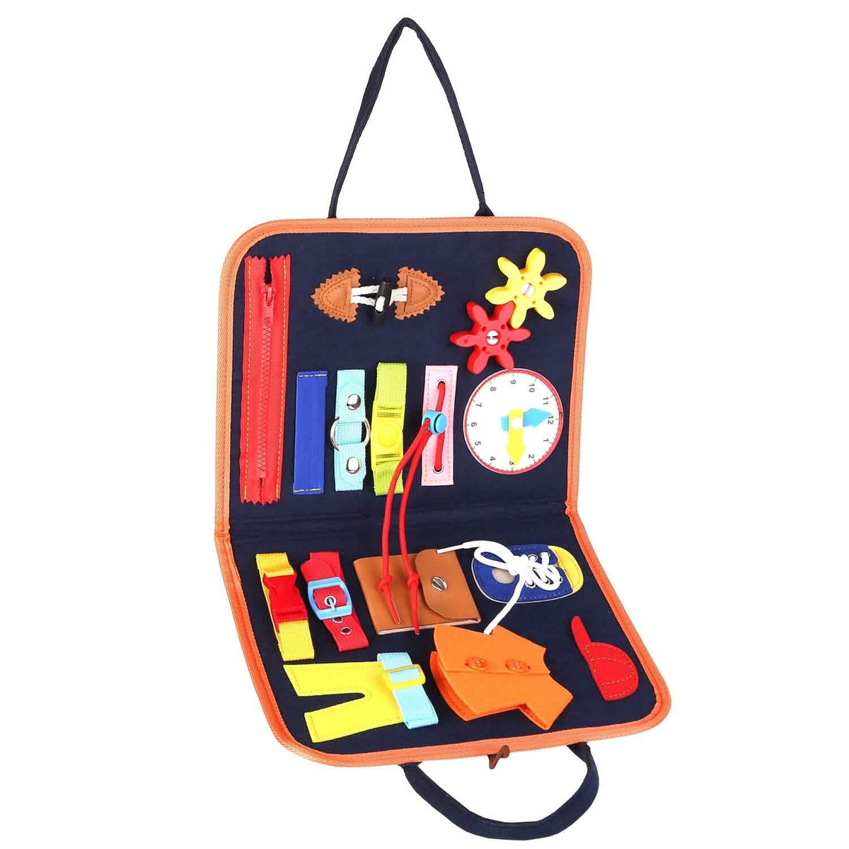 Kids Busy Board Sensory Activity Board Preschool Learning Toys - A-1 Thread Vault