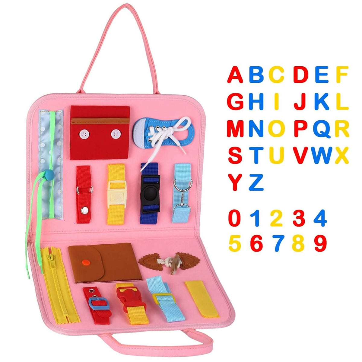 Kids Busy Board Sensory Activity Board Preschool Learning Toys - A-1 Thread Vault