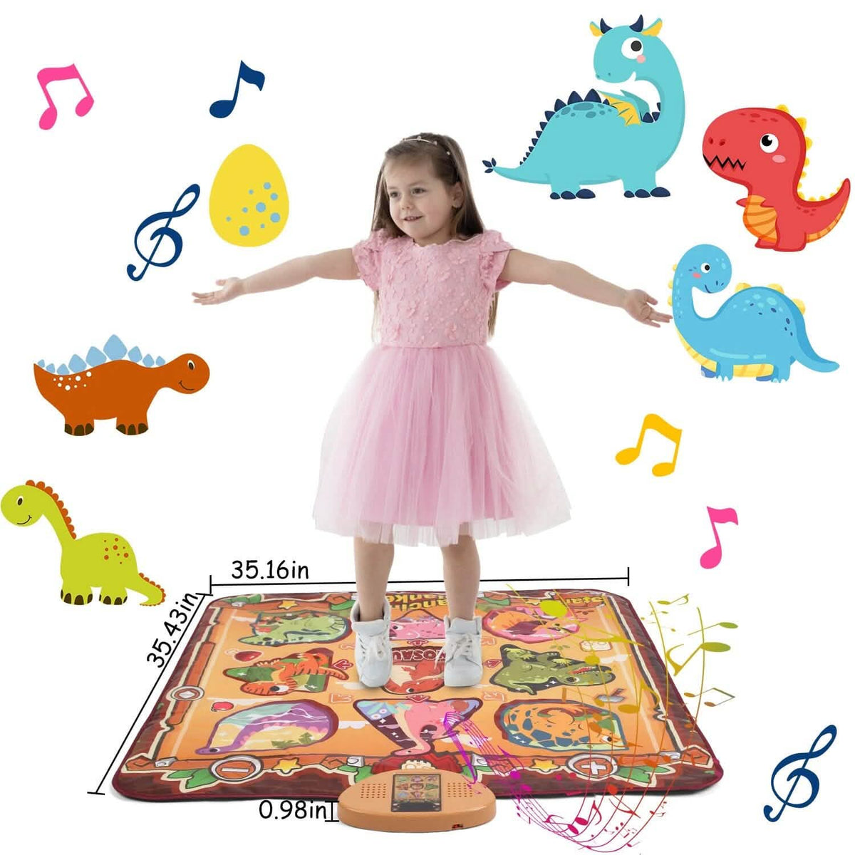 Kids Electronic Music Dance Pad with 6 Modes - A-1 Thread Vault